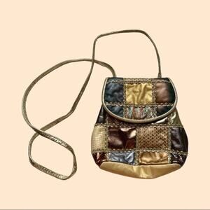 Gino Vintage 70s Patchwork Leather Bag